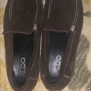 Aldo brown Suede  Loafers Men’s Size 11